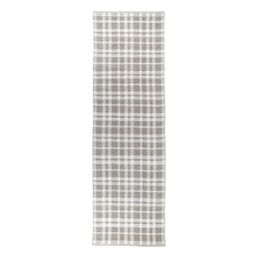 Tattersall Handwoven Indoor/Outdoor Rug | Grey