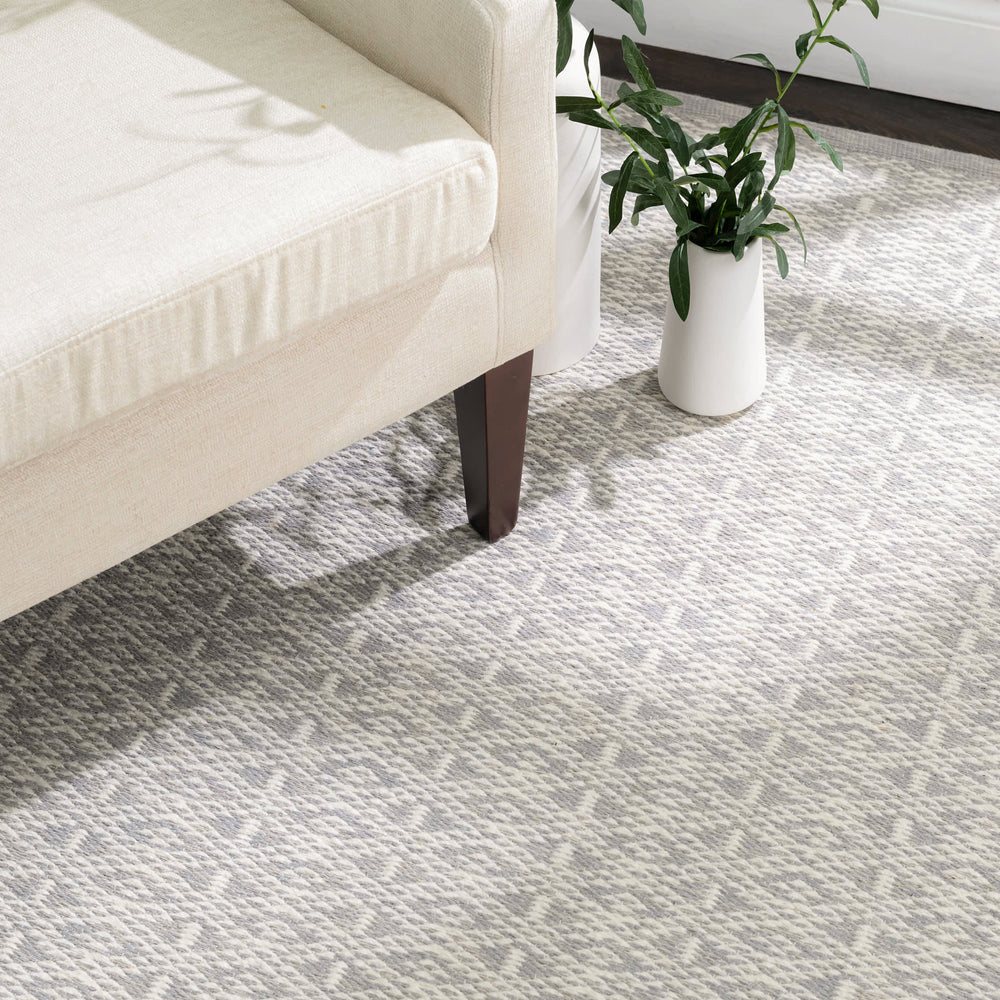 Bare Handwoven Cotton Rug | Grey
