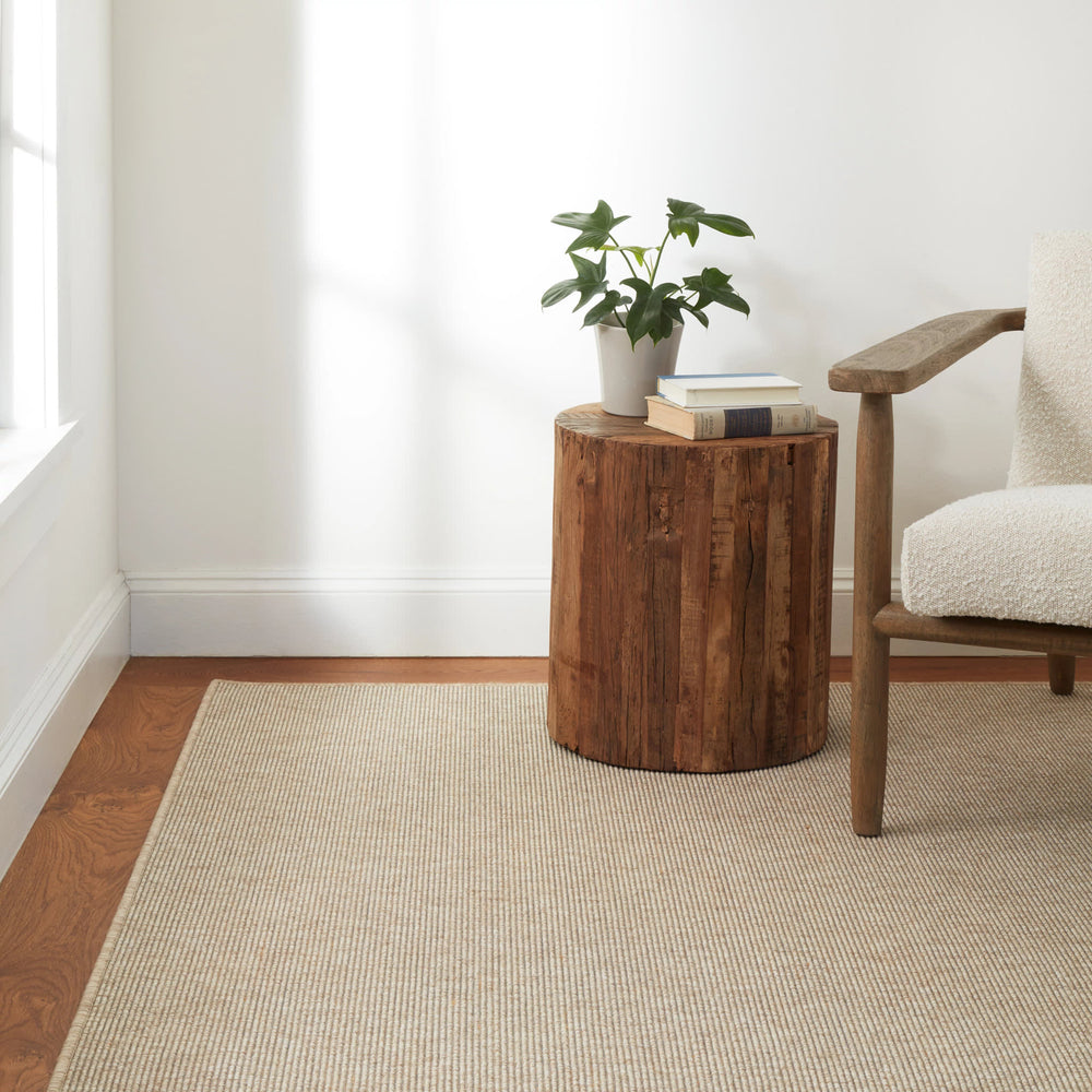 Russell Woven Indoor/Outdoor Custom Rug | Khaki