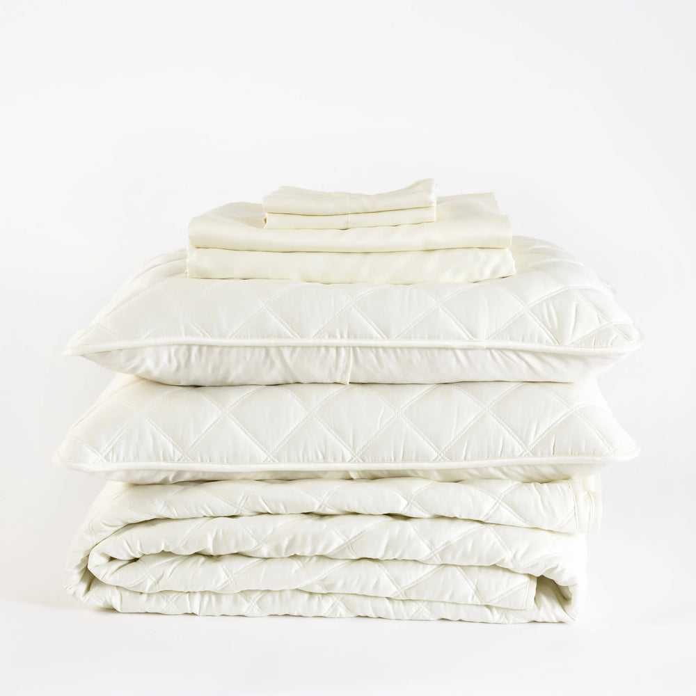 Silken Solid Grey Core Bedding Bundle | None