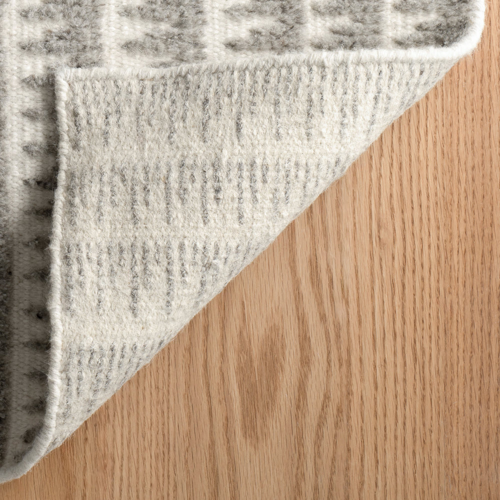 Whitby Hand Knotted Wool Rug | Grey