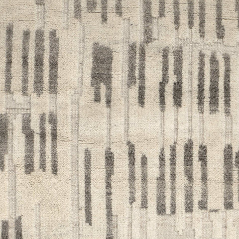 Hicks Hand Knotted Wool Rug Swatch | Natural