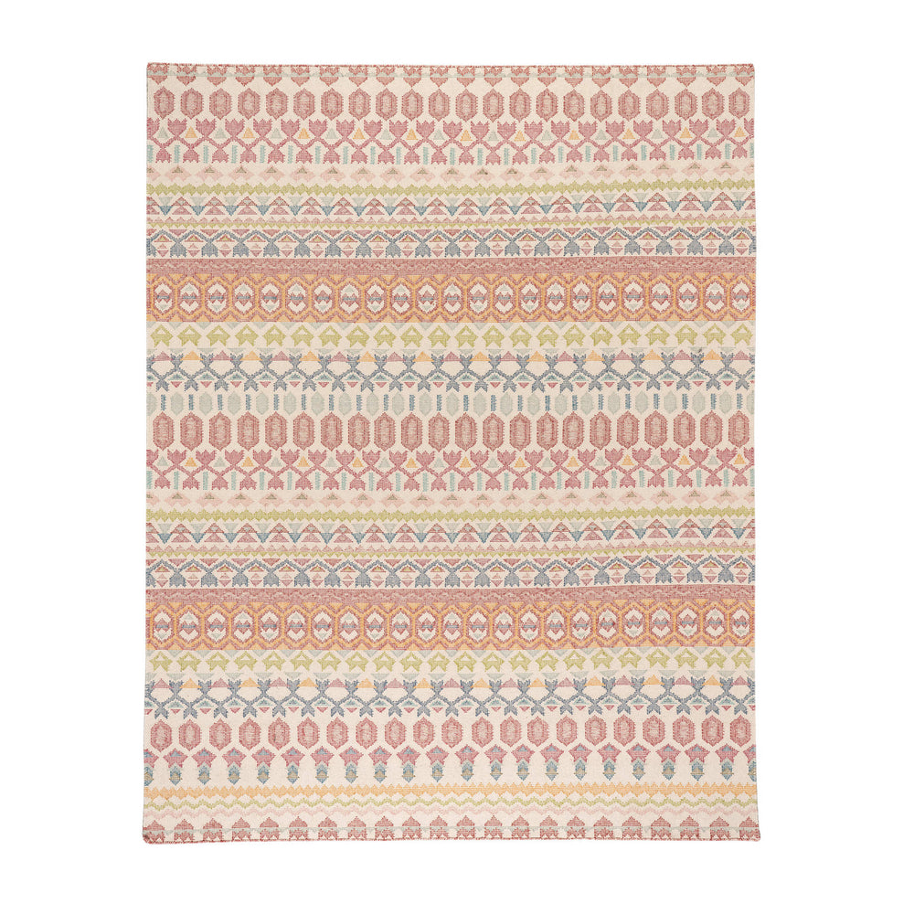 Stony Brook Hand Loom Knotted Cotton Rug | Multi