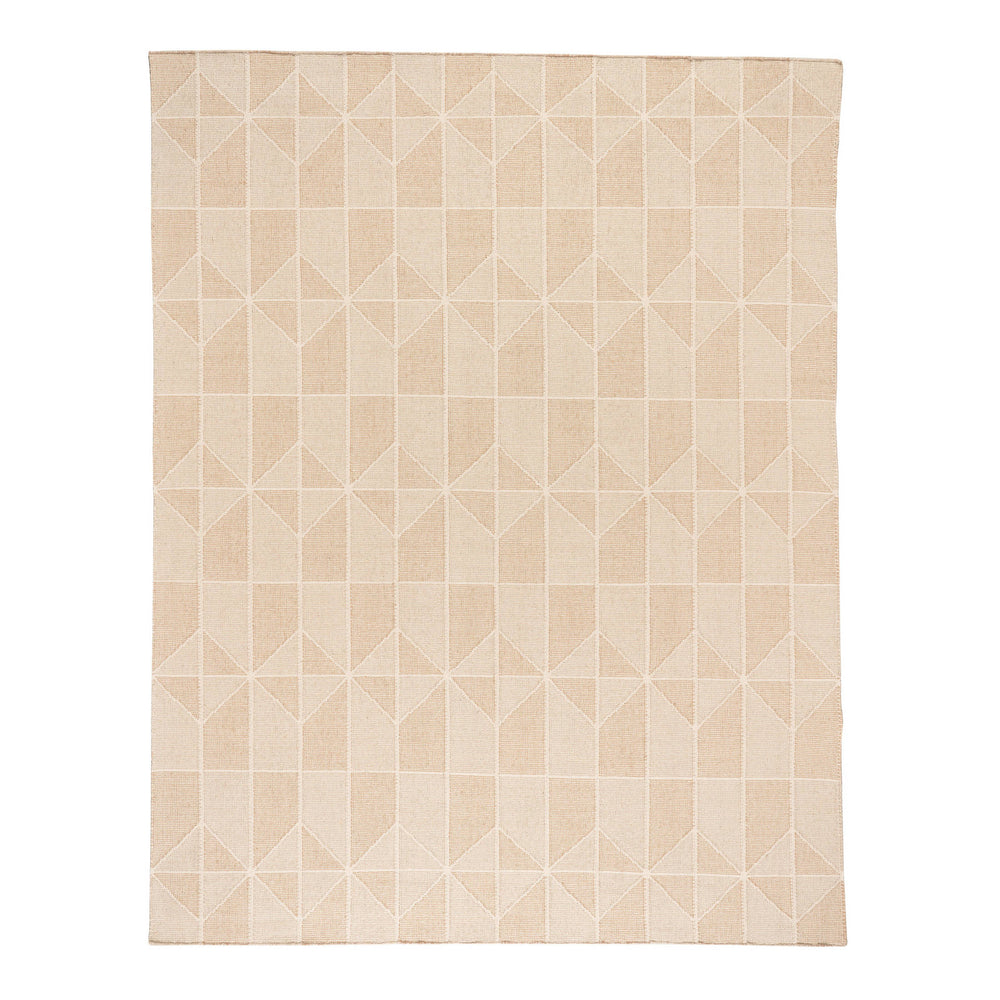 Ojai Hand Loom Knotted Cotton Rug | Wheat