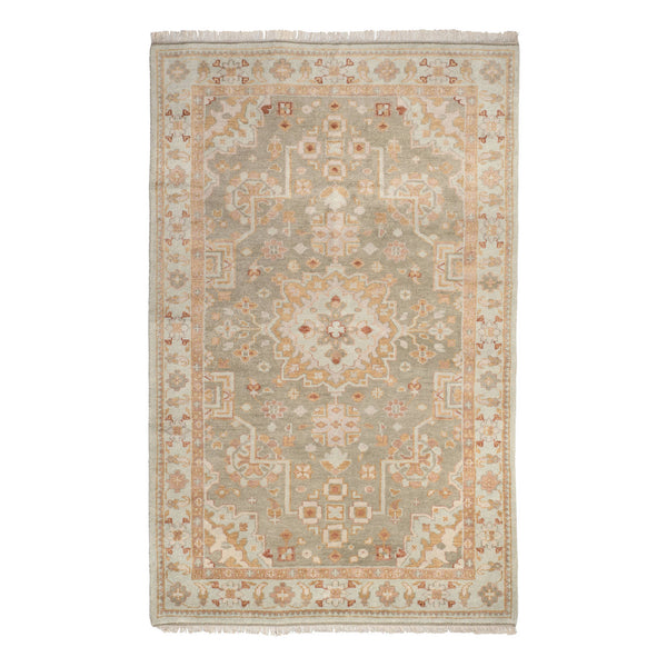 Kendra Hand Knotted Wool Rug | Sky – Annie Selke