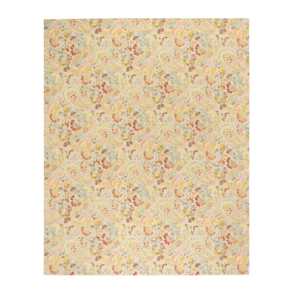 Ines Hand Micro Hooked Wool Rug | Multi