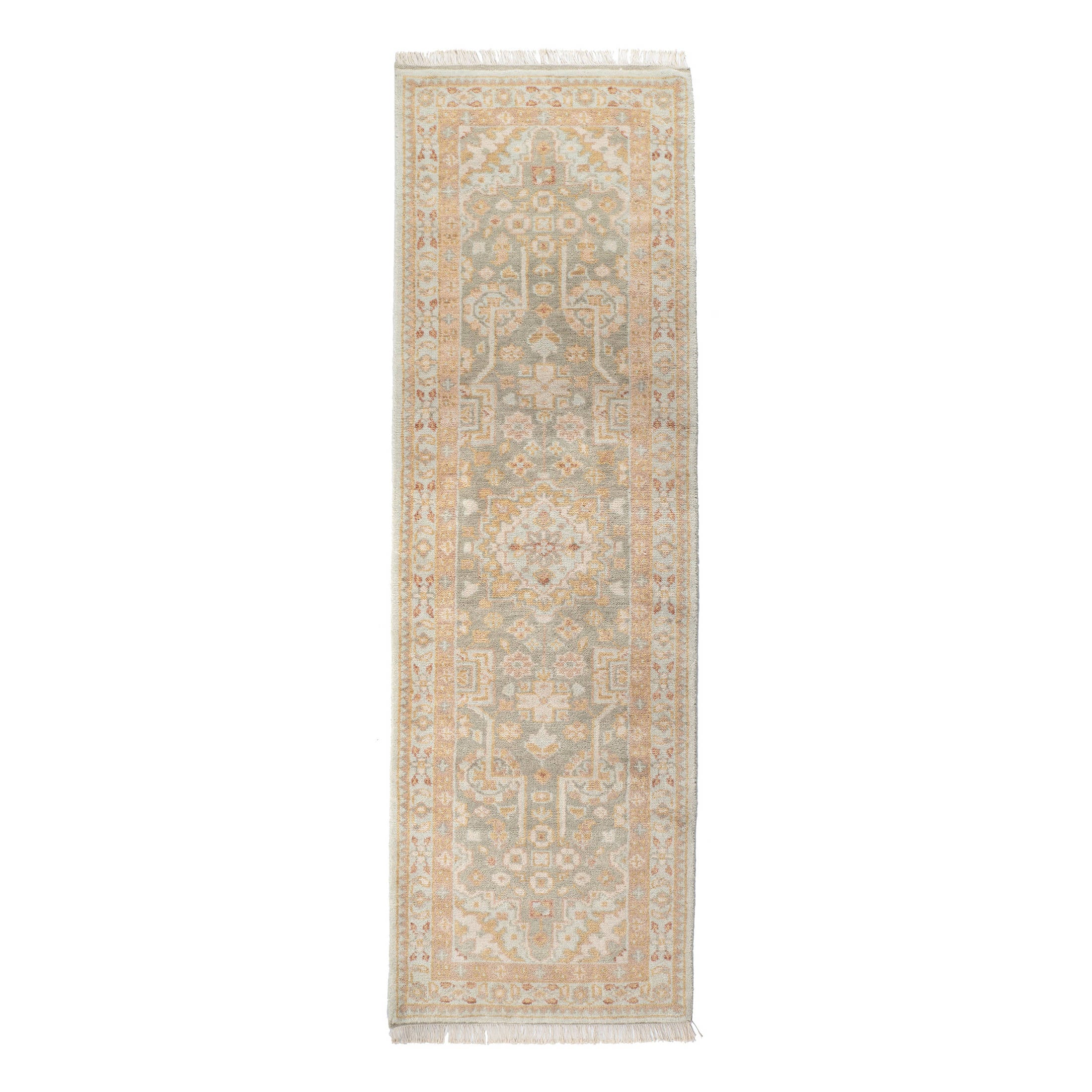 Kendra Hand Knotted Wool Rug | Sky – Annie Selke