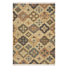 Pali Handwoven Jute Rug | Blue